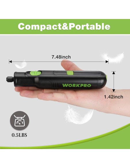 Herramienta Rotativa Inalámbrica WORKPRO 8V con 117 Accesorios Herramienta Rotativa Inalámbrica WORKPRO 8V con 117 Accesorios