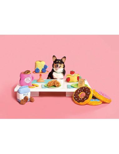 Juguete Interactivo para Perros ZippyPaws Burrow Café y Donutz