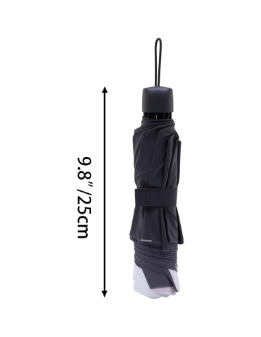 Paraguas Dedo Medio Seqiuay Plegable Impermeable 98 cm