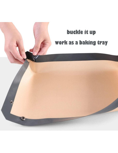 Alfombrilla de Hornear CANDeal 30x21cm Silicona Antiadherente