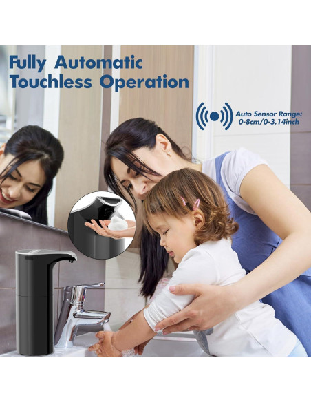 Dispensador de Jabón Espumoso Automático YIKHOM 450ml USB Dispensador de Jabón Espumoso Automático YIKHOM 450ml USB