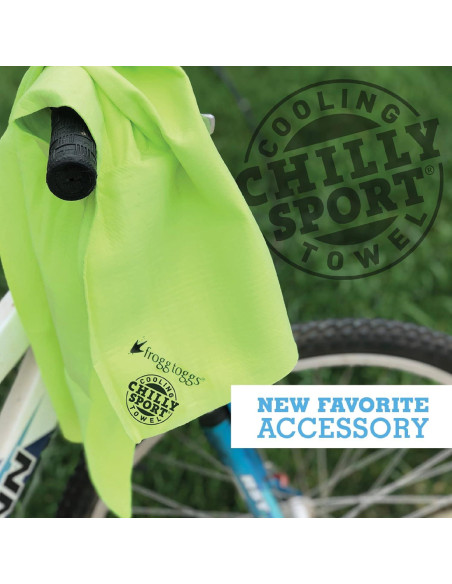 Toalla de Enfriamiento FROGG TOGGS Chilly Pad 33x13 Verde Toalla de Enfriamiento FROGG TOGGS Chilly Pad 33x13 Verde