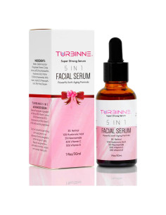 Suero Facial Nocturno Turbinne 5 en 1 29.57 ml Antienvejecimiento