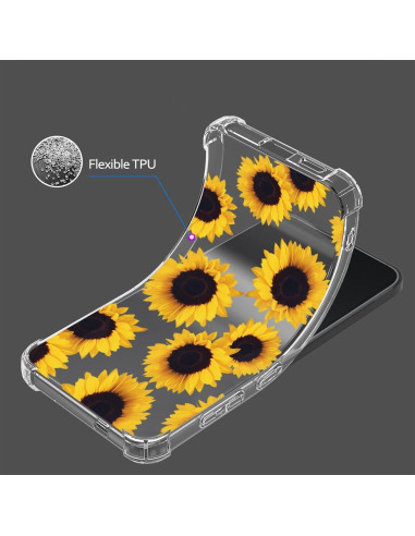Funda TPU Motorola Moto G85 5G Girasol - Protección Completa