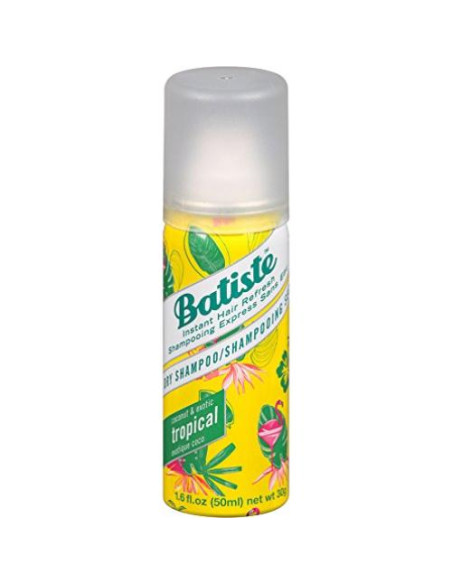 Champú Seco Batiste Tropical 3 Paquetes de 45g Champú Seco Batiste Tropical 3 Paquetes de 45g