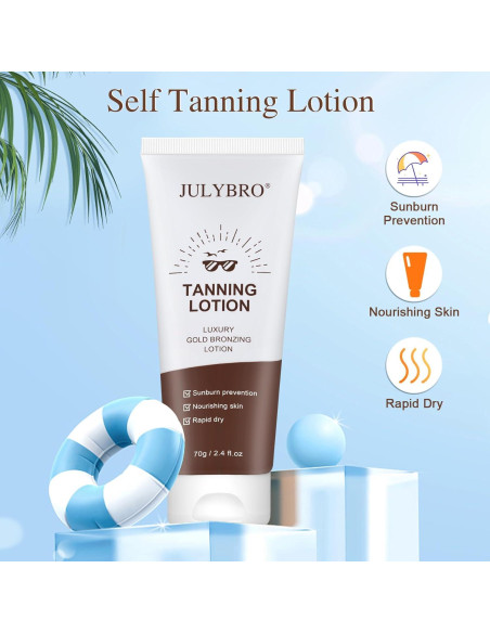 Loción Autobronceadora JULYBRO 68 ml Bronceado Natural Loción Autobronceadora JULYBRO 68 ml Bronceado Natural