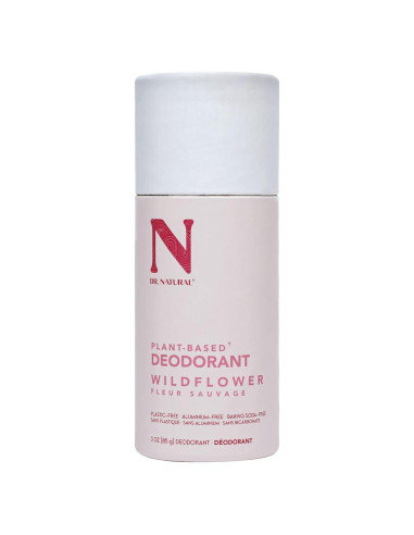 Desodorante Natural Dr. Stick 85 g - Libre de Aluminio y Bicarbonato - Piel Sensible - Flor Silvestre