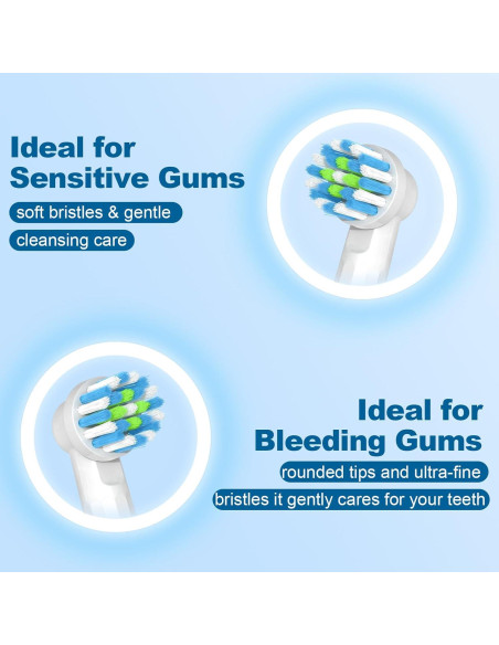 Cabezas de cepillo de dientes MOFELE para Oral B Pro 1000/7000/5000