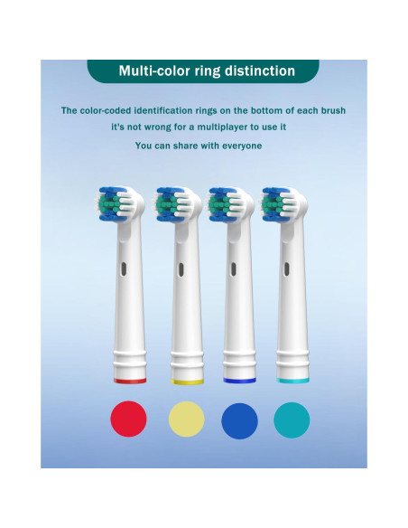 Paquete de 16 Cabezas de Cepillo de Dientes Oral B Reemplazo Paquete de 16 Cabezas de Cepillo de Dientes Oral B Reemplazo