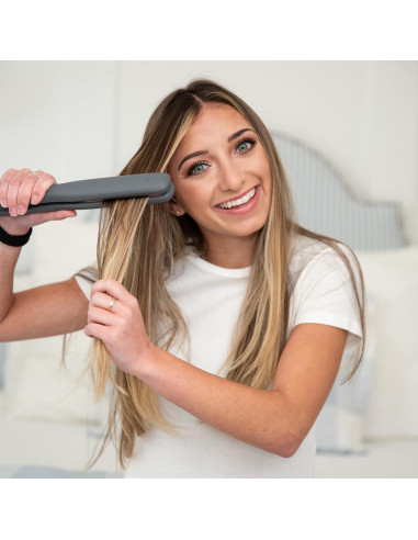 Plancha de Pelo Hairitage Cerámica Turmalina 33.6cm Doble Voltaje
