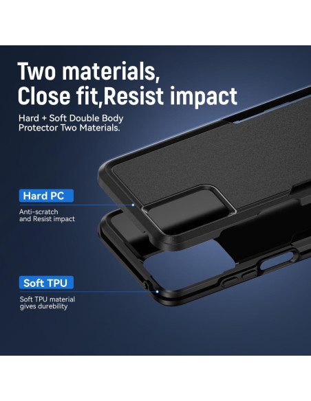 Funda delgada Motorola Moto G Power 5G 2024 + Protector