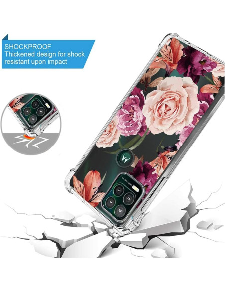 Funda Protectora TPU Floral para Moto G Stylus 5G 2021 Funda Protectora TPU Floral para Moto G Stylus 5G 2021