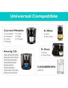 Filtros Reutilizables K Cup CASABREWS CASKF02 Acero Inoxidable 2