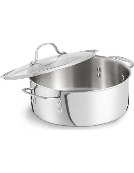 Olla Holandesa Calphalon Tri-Ply Acero Inoxidable 5 Cuartos Olla Holandesa Calphalon Tri-Ply Acero Inoxidable 5 Cuartos