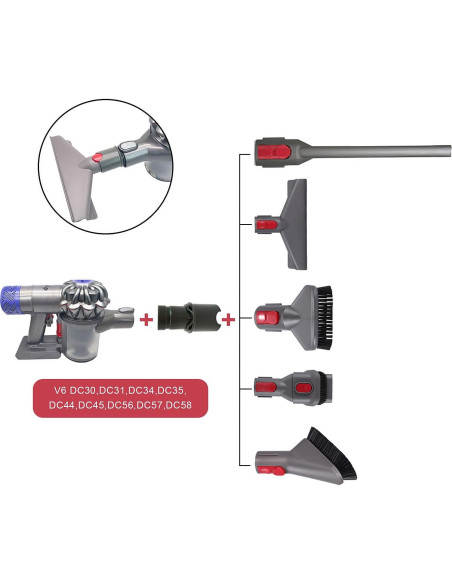 Accesorio de Manguera Extendida para Dyson Gen5 V8 V10 V11 V12 V15 Accesorio de Manguera Extendida para Dyson Gen5 V8 V10 V11 V12 V15
