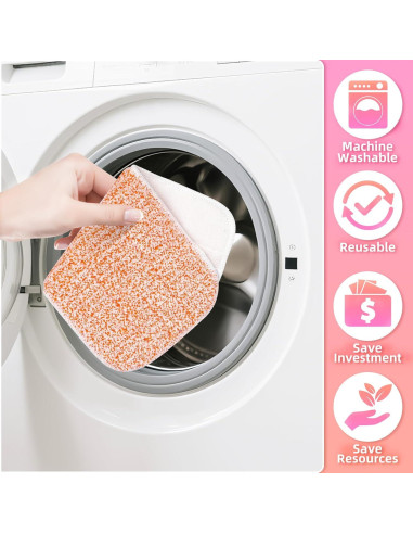 Paños de Mopa Reutilizables LOVECO para Swiffer Wet Jet - 6 Unidades