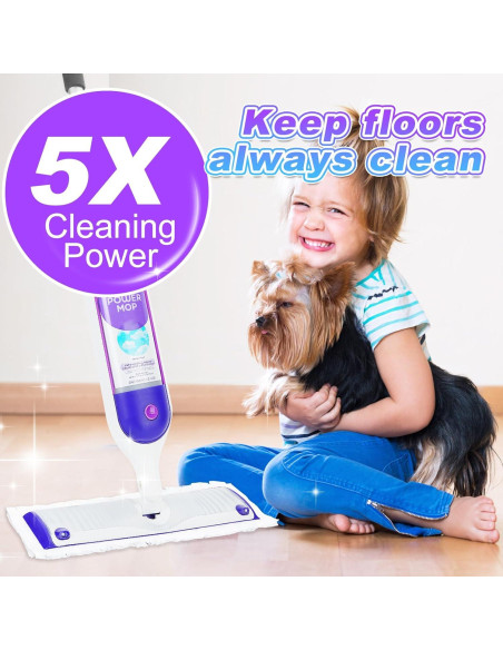 Paquete de 5 Almohadillas Desechables YagoDago para Mopa de Poder Paquete de 5 Almohadillas Desechables YagoDago para Mopa de Poder