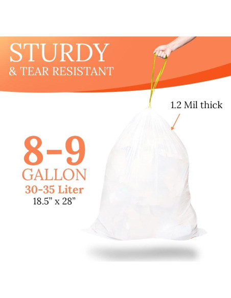 Bolsas de Basura Code H Delight Bags 100 Piezas 30L Bolsas de Basura Code H Delight Bags 100 Piezas 30L