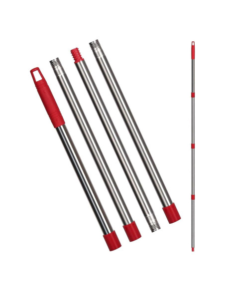 Mango de Repuesto Qulable para Mop Giratorio Ajustable 76-147 cm Mango de Repuesto Qulable para Mop Giratorio Ajustable 76-147 cm