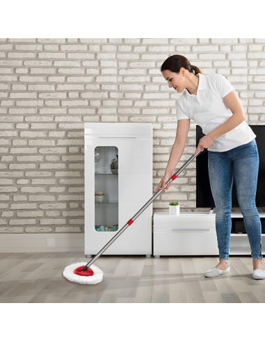 Mango de Repuesto Qulable para Mop Giratorio Ajustable 76-147 cm