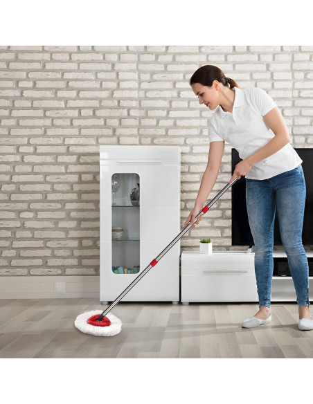 Mango de Repuesto Qulable para Mop Giratorio Ajustable 76-147 cm Mango de Repuesto Qulable para Mop Giratorio Ajustable 76-147 cm