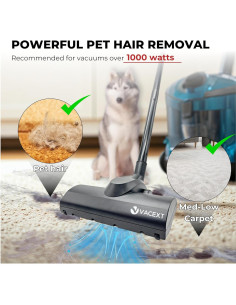 Cabezal de Cepillo Turbo VACEXT para Aspiradora 3.18 cm 2