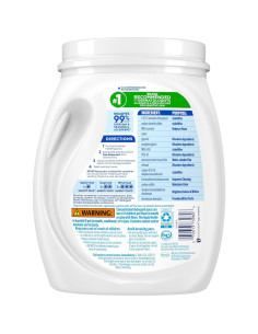 Detergente de Lavandería All Free Clear 132 Pacs Piel Sensible 2