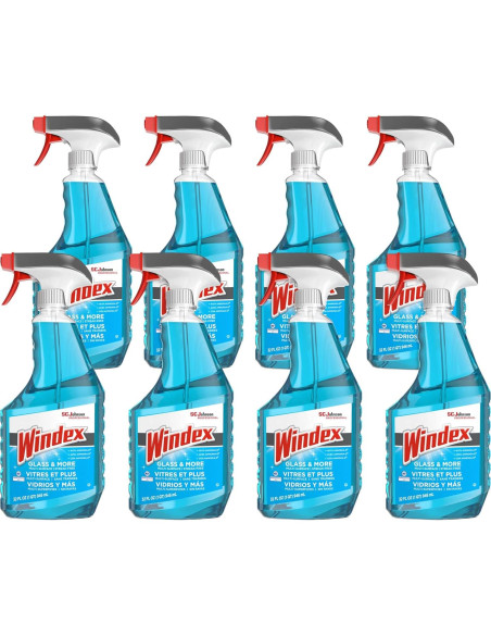 Limpiador de Vidrios Windex Sin Rayas 32 Oz (0.95 L) Caja 8 Limpiador de Vidrios Windex Sin Rayas 32 Oz (0.95 L) Caja 8