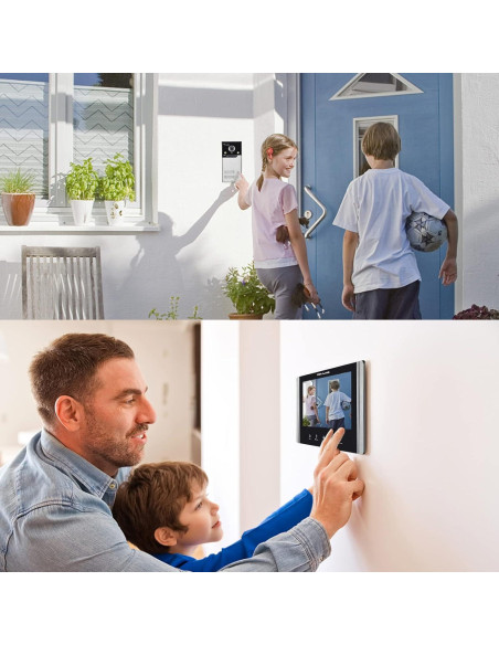 Intercomunicador Video WOLILIWO 7" HD 1-Cámara 2-Monitores Intercomunicador Video WOLILIWO 7" HD 1-Cámara 2-Monitores