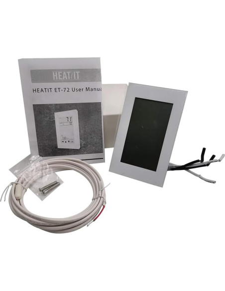 Termostato Digital Programable HEATIT ET-72 para Calefacción Eléctrica Termostato Digital Programable HEATIT ET-72 para Calefacción Eléctrica