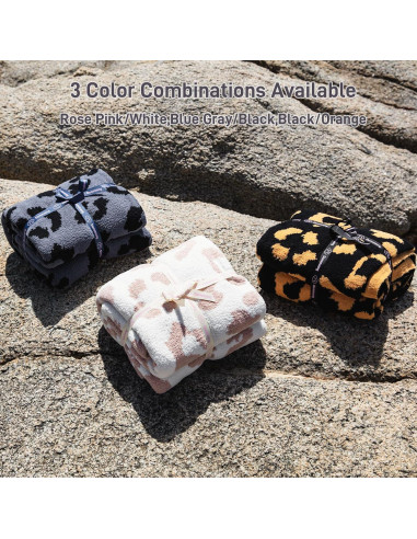 Manta de Microfibra Reversible Damonsang Leopardo 152x127 cm