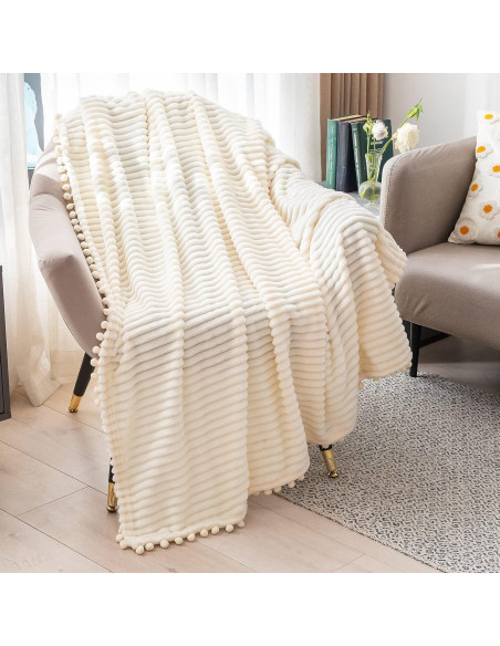 Manta de Forro DISSA Beige 51x63 cm Suave y Acogedora Manta de Forro DISSA Beige 51x63 cm Suave y Acogedora