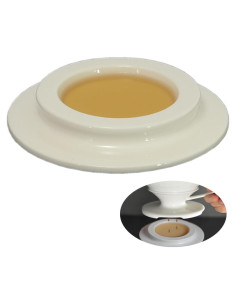 Bandeja de Goteo 3 en 1 Somark para Dripper V60 Blanco