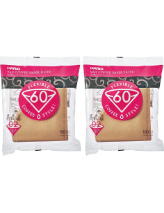 Set de Filtros de Café Hario V60 200 Unidades + Gotero 1-4 Tazas 2