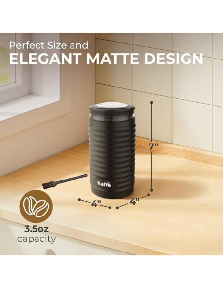 Molinillo de Café Eléctrico Kaffe KF2150 - 100g - Negro Molinillo de Café Eléctrico Kaffe KF2150 - 100g - Negro