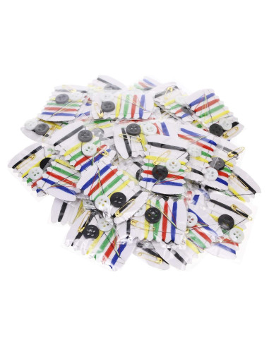 Kit de Costura de Viaje Shapenty con Agujas y Hilos - 10 Piezas