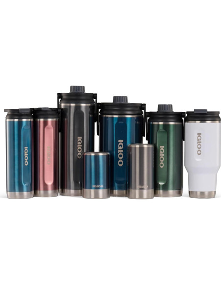 Vaso de Acero Inoxidable Igloo 20 Oz Abeto con Tapa Sorbe Vaso de Acero Inoxidable Igloo 20 Oz Abeto con Tapa Sorbe