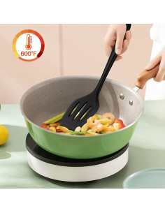 Juego de Espátulas de Silicona Armrouns 2PCS Resistente al Calor 2