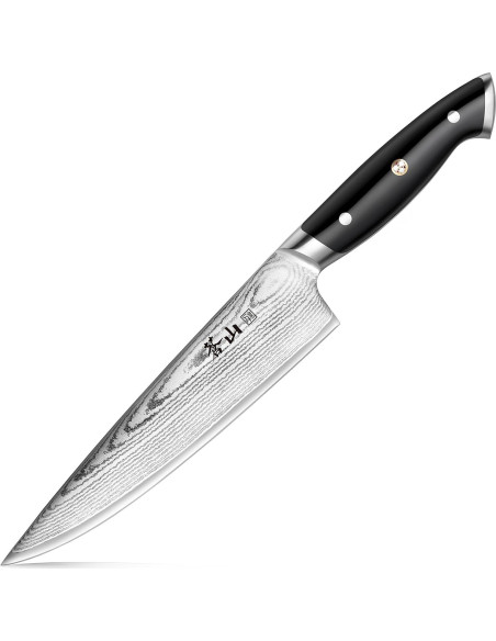 Cuchillo de Chef Cangshan Z Series 62731 Acero Damasco 20.32 cm Cuchillo de Chef Cangshan Z Series 62731 Acero Damasco 20.32 cm