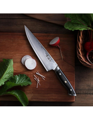 Cuchillo de Chef Cangshan Z Series 62731 Acero Damasco 20.32 cm