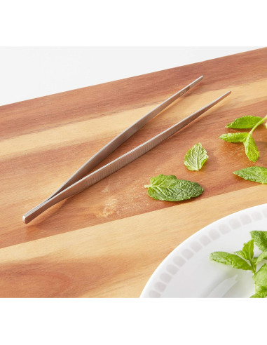 Pinzas de Chef Mercer Culinary Acero Inoxidable 23.7 cm Punta Recta