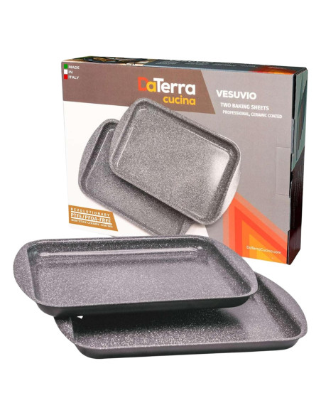 Bandejas para Hornear DaTerra Cucina Doble 40.6x27.9cm Antiadherente Bandejas para Hornear DaTerra Cucina Doble 40.6x27.9cm Antiadherente