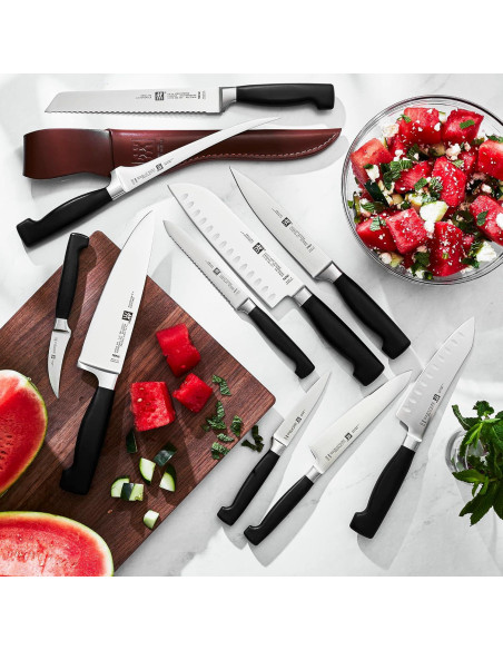 Cuchillo Santoku 7" ZWILLING Four Star Acero Alemán Cuchillo Santoku 7" ZWILLING Four Star Acero Alemán