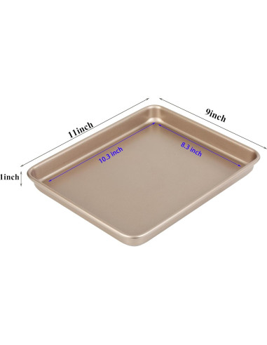 Juego de 2 Bandejas para Hornear Walooza 28 cm Antiadhesivas