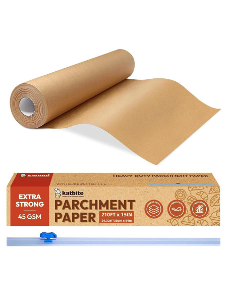 Papel Pergamino Resistente Katbite 38 cm x 64 m Antiadherente Papel Pergamino Resistente Katbite 38 cm x 64 m Antiadherente