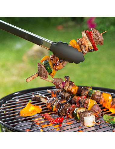Pinzas de Acero Inoxidable Tribal Cooking - 22.86 cm y 30.48 cm
