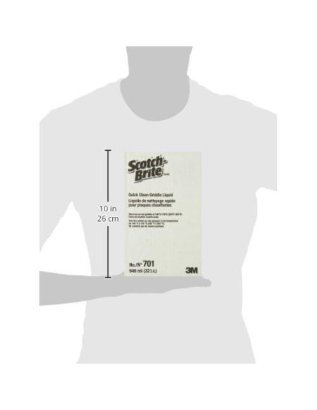 Líquido de Limpieza Rápida 3M Scotch-Brite 32 Oz para Plancha Líquido de Limpieza Rápida 3M Scotch-Brite 32 Oz para Plancha