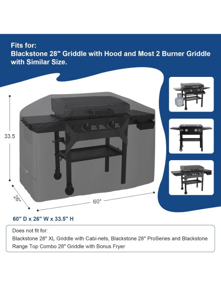 Cubierta Impermeable para Parrilla Blackstone 28" - 152.4cm Cubierta Impermeable para Parrilla Blackstone 28" - 152.4cm