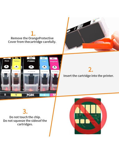 Tanques de tinta Oranysty PGI-280XXL compatibles Canon 280 281