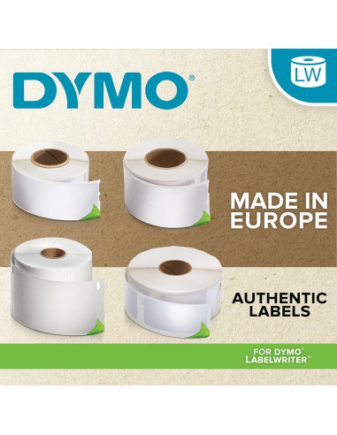 Etiquetas Duraderas DYMO LW 1" x 2-1/8" 160 Unidades